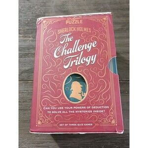 Challenge Trilogy Sherlock Holmes Professor Puzzle Game Edition 3 Open Box